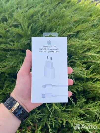 Зарядка на iPhone 20W + провод Lightning Type-C