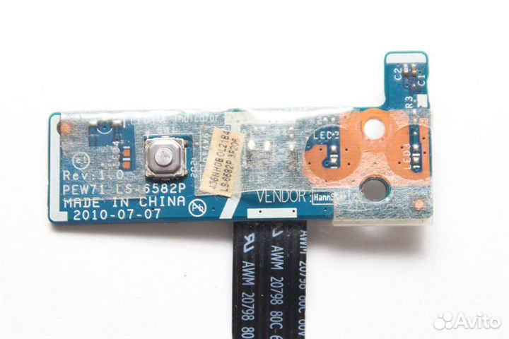 Кнопка включения Acer 5733. Отп. в регионы