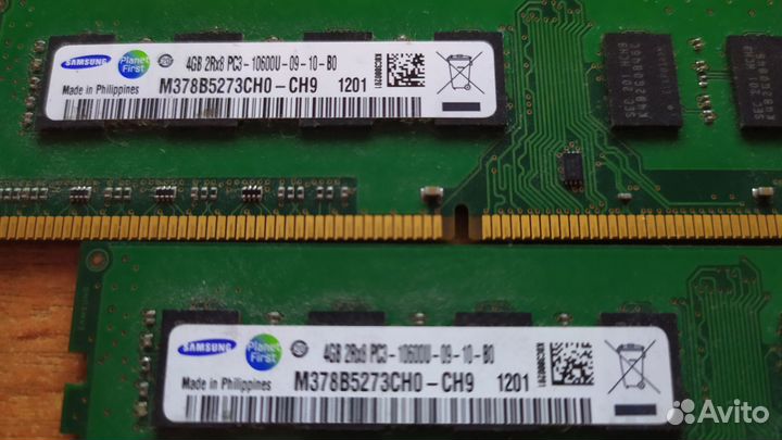 Оперативная память Samsung 4 гб DDR3 1333 мгц dimm