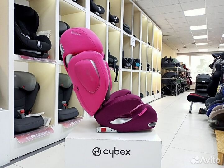 Автокресло 3-12лет Cybex solution Z i-fix Pink
