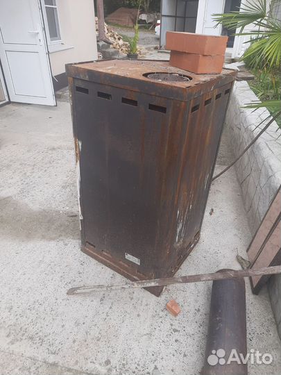 Дровяной печь угловая