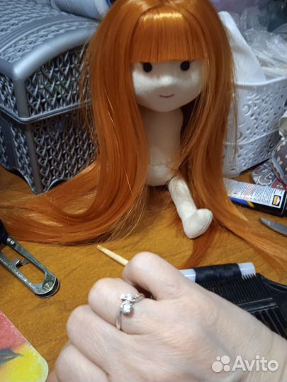 Текстильная кукла на заказ по фотографии