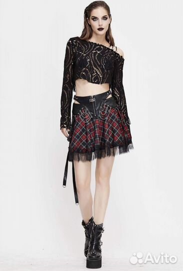 Юбка в готическом стиле