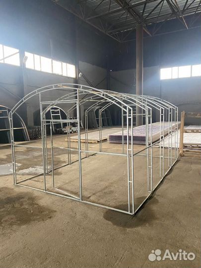 Теплица прямостенная 4х6м 6мм поликарбонат