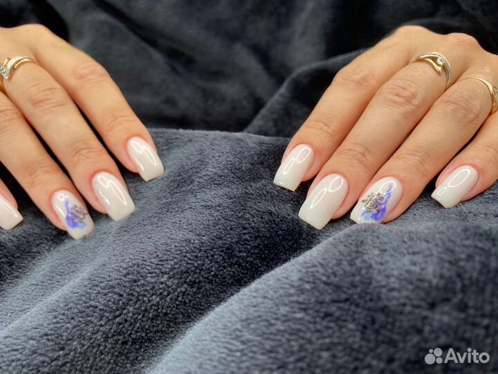 Модель на маникюр наращивание