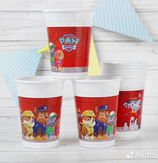Одноразовая посуда Щенячий патруль