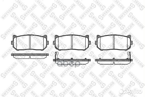 660 002-SX 649 02D11151M-01 колодки дисковые з