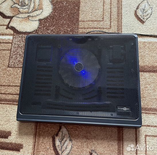 Подставка с охлаждением для ноутбука+подсветка