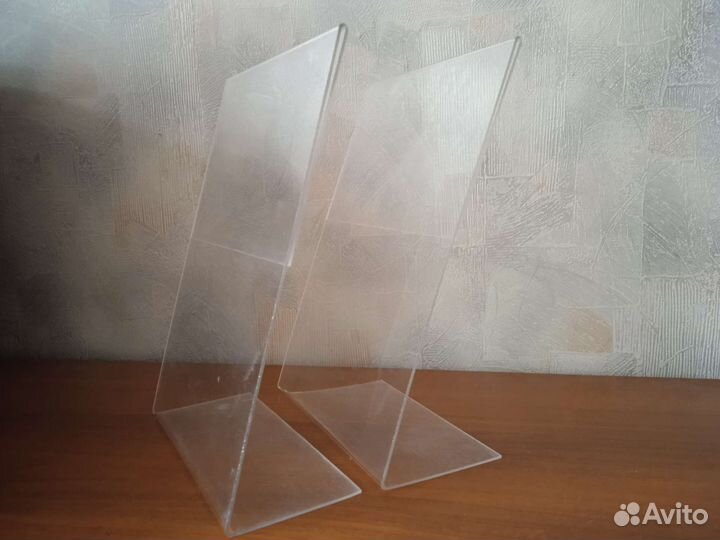 Ценники 2 шт прозрачные а4