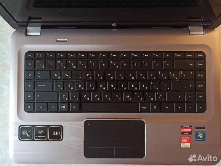 Ноутбук HP Pavilion dv6-3057er разбор