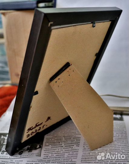 Картина маслом на картоне