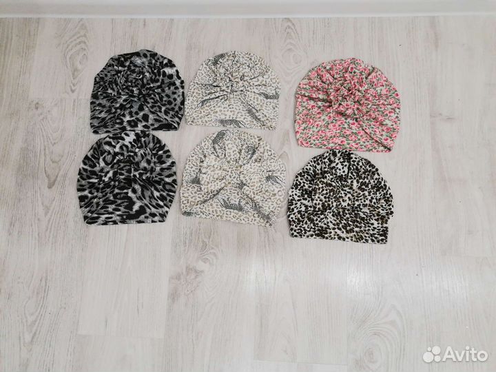 Шапка чалма для девочки