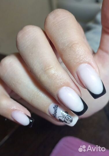 Гель-лак, наращивание ногтей в салоне