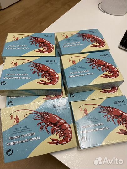 Креветочные чипсы