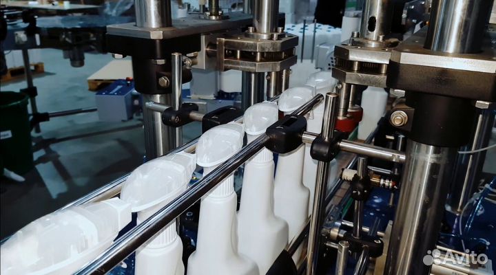 Линия розлива бытовой Химии в Пэт