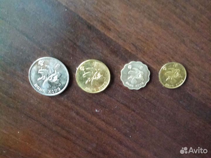 Монеты Бразилии, Гангконга, Бахрейна, Ганы, Румыни