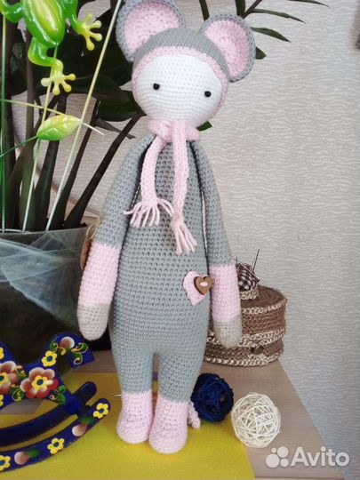 Вязаные игрушки в костюмах разных зверушек