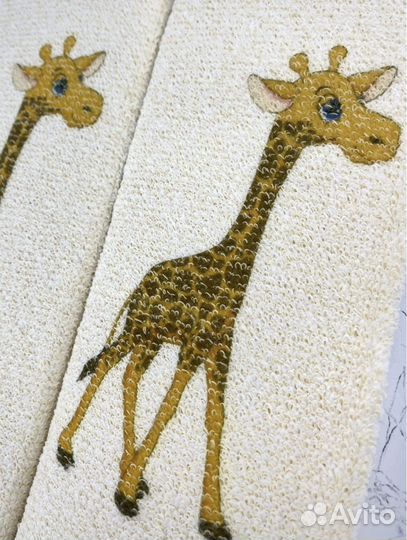 Мочалка детская из хлопка мойдодыр