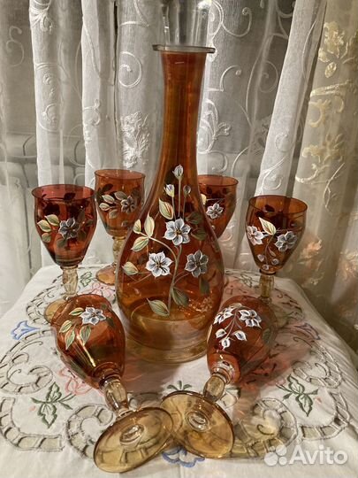 Винный набор. Bohemia, Штоф «Виноград»