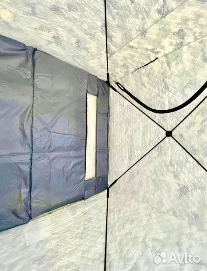 Палатка куб 3 слойная зимняя новые для рыбалки