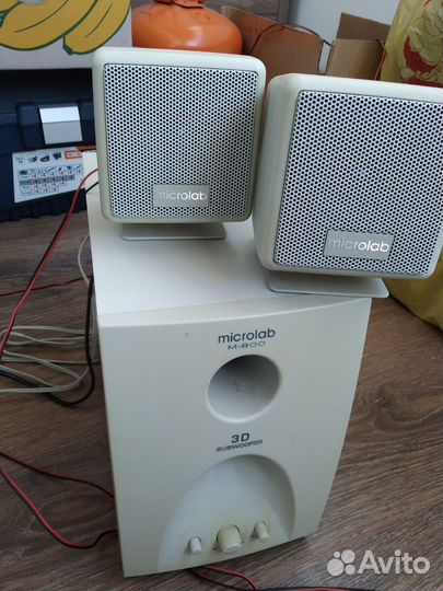 Компьютерные колонки с сабвуфером