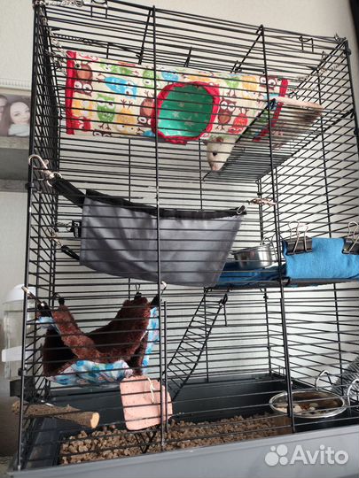 Клетка для грызунов, крыс, хомяков
