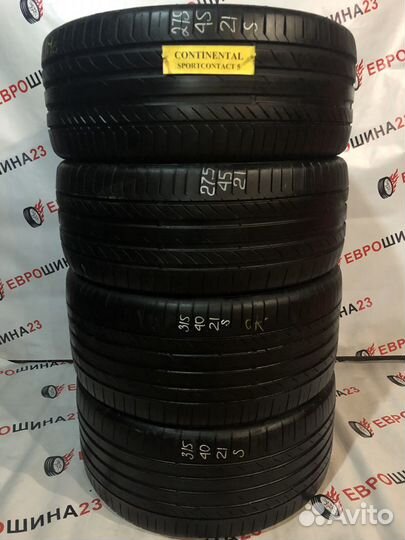 Continental ContiSportContact 5 ContiSeal 275/45 R21 и 315/40 R21 111Y