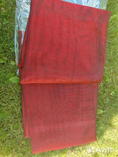 Занавески с 7 петлями 2,8 * 1,5 м. бордовая