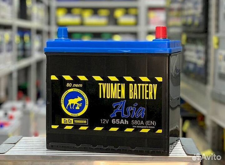 Аккумулятор с гарантией tyumen battery asia 65 Ач