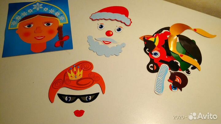 Магнитная игра в портреты