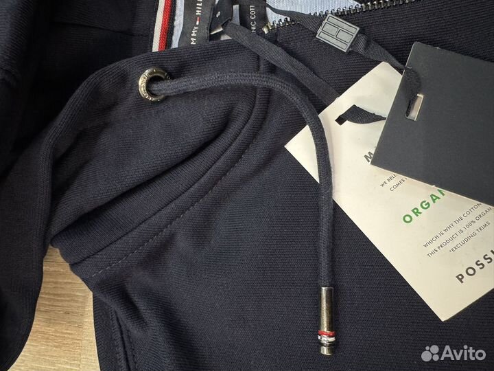 Толстовка на молнии tomy hilfiger