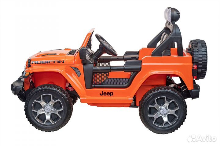 Электромобиль Jeep Rubicon 4x4 Orange