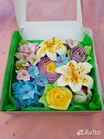 Зефирный букет на 1 сентября