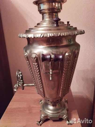 Самовар на дровах старинный