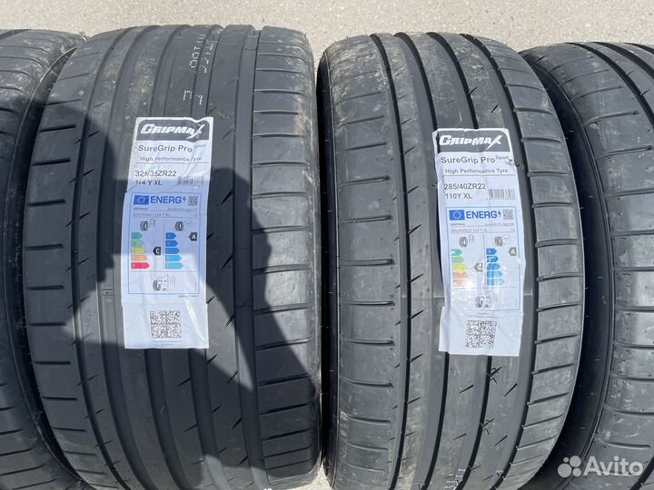 Gripmax SureGrip Pro Sport 325/35 R22 и 285/40 R22 115Y