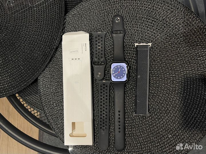 Часы apple watch se 44 mm nike