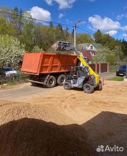 Песок строительный в наличии