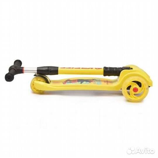Самокат детский трехколесный светящиеся колеса