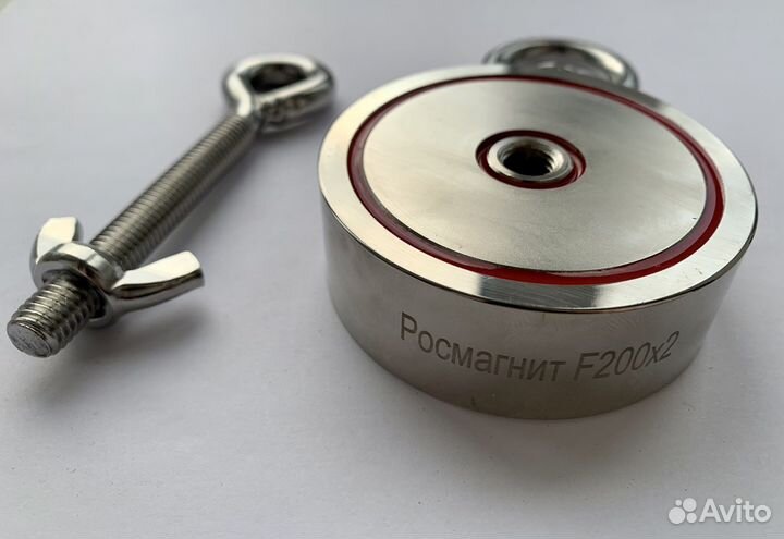 Поисковый магнит двухсторонний F-200х2