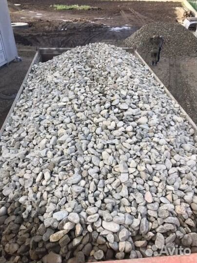 Щебень гравийный с доставкой