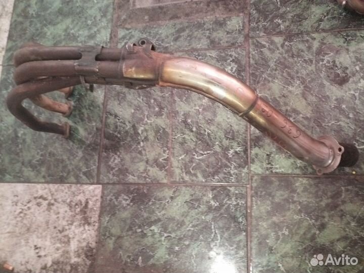 Выпускной коллектор, штаны Kawasaki ZX6/636 02