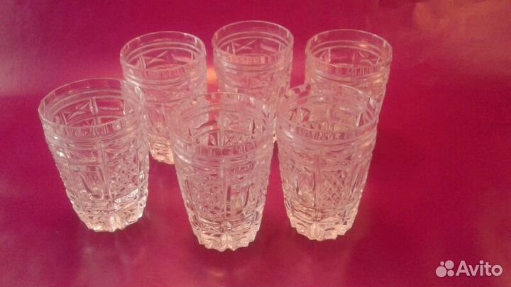 Вазы, салатники, фужеры из хрусталя