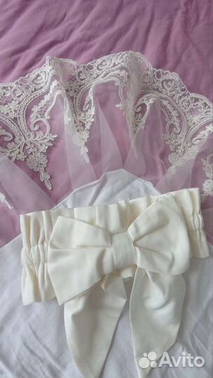 Пеленка и бант на выписку