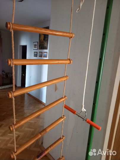 Канат, кольца, лестница, тарзанка подвесные