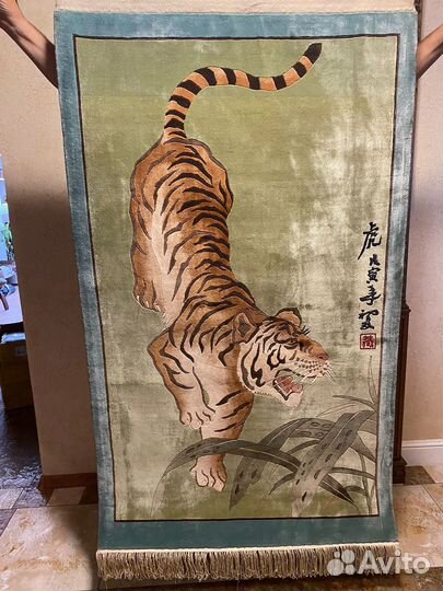 Ковер из натурального шелка из Непала ручной работ