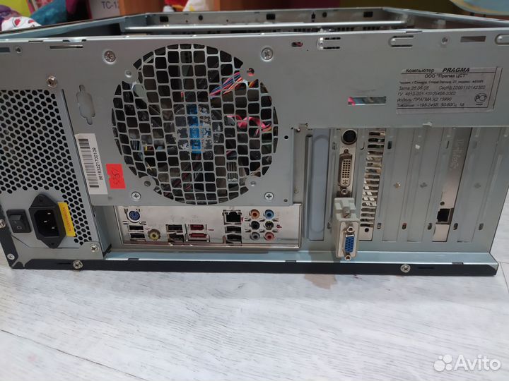 Системный блок рабочий (целиком или по частям)