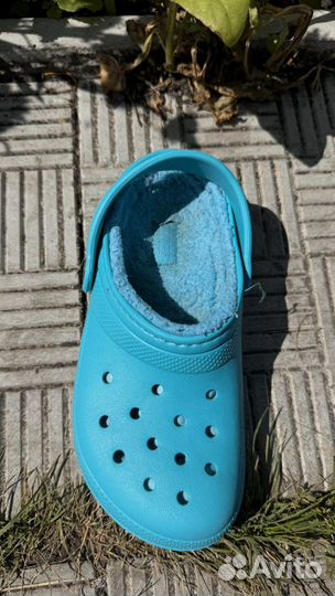 Сабо crocs теплые