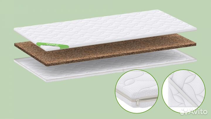 Матрас топпер жесткий