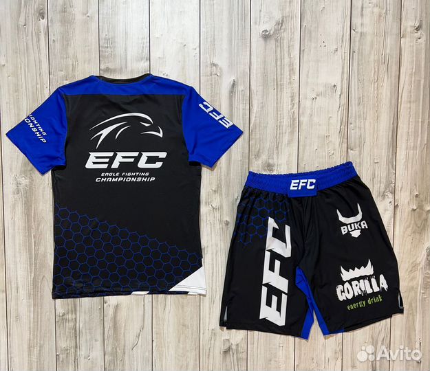 Форма для мма шорты футболка EFC buka gorilla