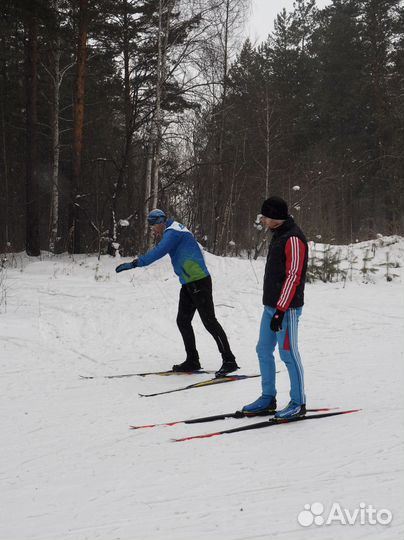 Освоение техники катания на беговых лыжах